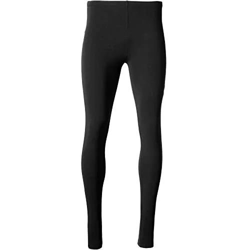 dressforfun 901004 Männer Leggins, Lange Herren Basic Hose, Baumwolle - Diverse Farben und Größen - (Schwarz | L | Nr. 304097)