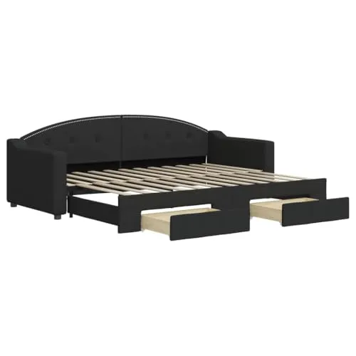 vidaXL Ausziehbares Tagesbett mit Schubladen, 80x200 cm von vidaXL