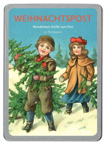 Postkarte Weihnachtspost: Wunderbare Grüße zum Fest