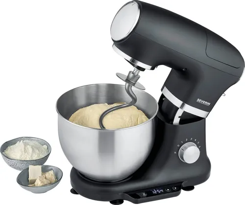 SEVERIN Küchenmaschine KM 3898 mit Waage in schwarz von SEVERIN