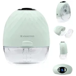 Kikkaboo Elektrische Milchpumpe tragbare Milchpumpe Winnie, elektrisch Fassung 140 ml Speicherfunktion grün