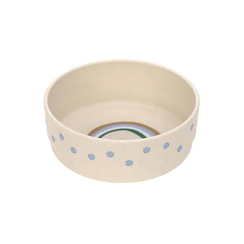 LÄSSIG Kinder Schüssel Schälchen Kindergeschirr ohne Melamin, BPA-frei, für Spülmaschine und Mikrowelle/Bowl Happy Rascals Smile sky blue