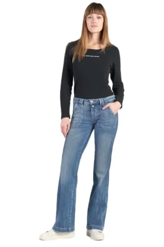 Le Temps des Cerises Damen Jeans Flare blau 28 von Le Temps des Cerises