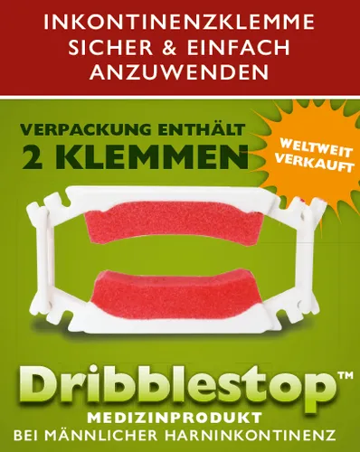 Dribblestop Inkontinenzklemme für Männer