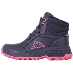 Kappa Unisex Kinder Grane K Sneaker, Navy Pink, 27 EU - Wanderschuhe für Kinder mit stylischem Logodesign und rutschfester Sohle für sicheren Halt beim Spielen und Entdecken.