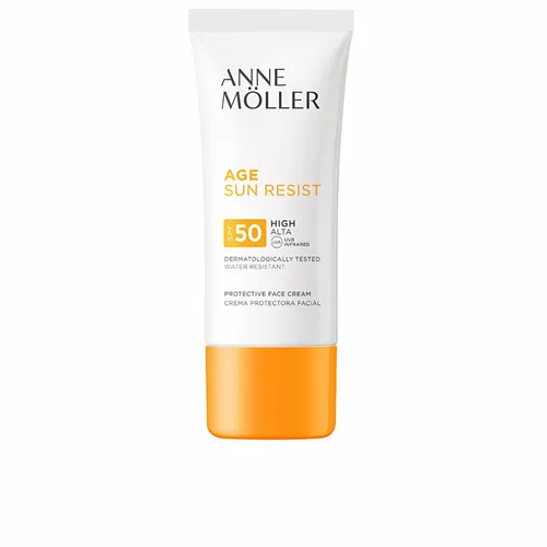 Anne Möller Sonnenschutzcreme Age Sun Resist SPF50 50ml - Sonnenschutzmittel mit hohem Lichtschutzfaktor 50, schützt die Haut vor UV-Strahlen und hilft, vorzeitiger Hautalterung vorzubeugen.