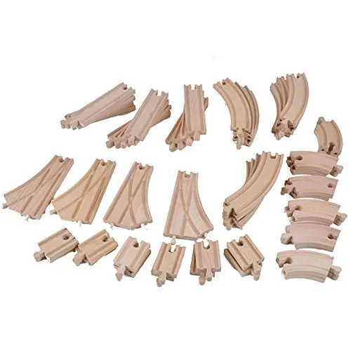 Bandits & Angels Megapack Holzschienen Set 52-TLG.