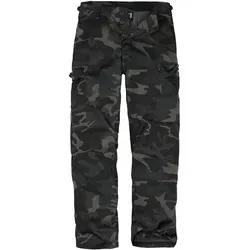 bw-online-shop Rangerhose darkcamo Größe L - Wanderhosen im Cargostyle mit verstellbarem Bund, ideal für Outdoor-Aktivitäten. Strapazierfähig und praktisch mit großen Taschen für ausreichend Stauraum.