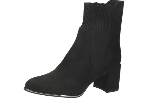 MARCO TOZZI Damen Stiefeletten mit Absatz Spitz Elegant, Schwarz (Black), 37 EU - Wanderschuhe mit SOFT LINING für hohen Tragekomfort und optimale Passform, ideal für schicke Anlässe und glamouröse Looks.