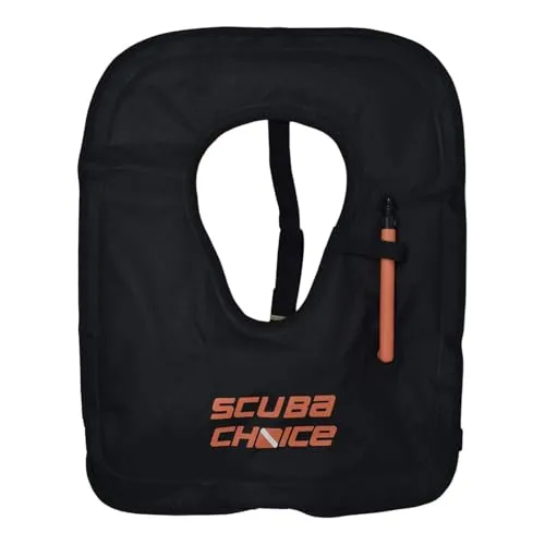 Scuba Choice Schnorchelweste für Erwachsene mit Namensfeld