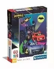 Puzzle 60 Super Kolor Batwheels Clementoni 8005125265930