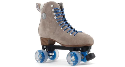 BTFL Trends Rollschuhe Tony Pro für Damen und Mädchen - Inliner aus Wildleder, ideal für Skating, Dance und akrobatische Übungen. Höhenverstellbare Stopper und abgerundete Rollen für optimalen Fahrkomfort.