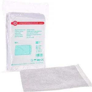 Nobamed Einmalwaschlappen Waschhandschuhe Basic, 23 x 15cm, trocken, 50 Stück