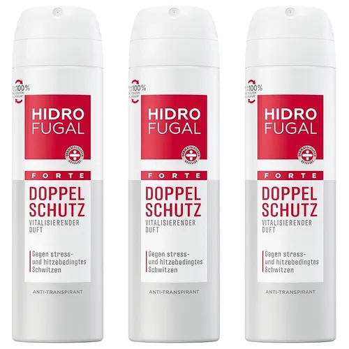 ✅ HidroFugal Deo Spray Deodorant Doppelschutz Antitranspirant 3 x 150 ml ✅