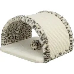 Kratzbaum für Katzen Trixie Leo Creme 25 cm - Stylischer Kratzbaum für Katzen in Creme, ideal für kleine Räume mit einer kompakten Größe von 25 cm und einer nutzbaren Fläche von 38 x 38 cm.