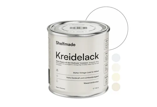shelfmade Kreidefarbe Kreidefarbe Möbel Shabby Chic Holzlack DIY - Chalk Paint matter Look
