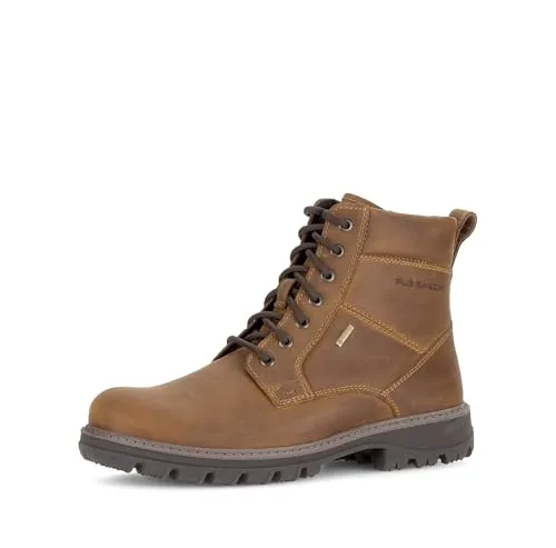 Pius Gabor Herren Boots,Stiefeletten,Gore TEX,Extragrip,Latex Wechselfußbett,Wollfutter,Reißverschluss,Halbschuhe,bequem,Tobacco,42 EU / 8 UK