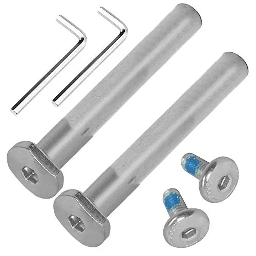 OTFAITP M8 40-76mm Innengewinde Innensechskant Schraube & Bolzen Sortimentssätze Kinder Roller Teile für 2-3-4-Rad Kick Scooter Reparatur Vorderrad Hinterradachsen Werkzeuge (76mm)