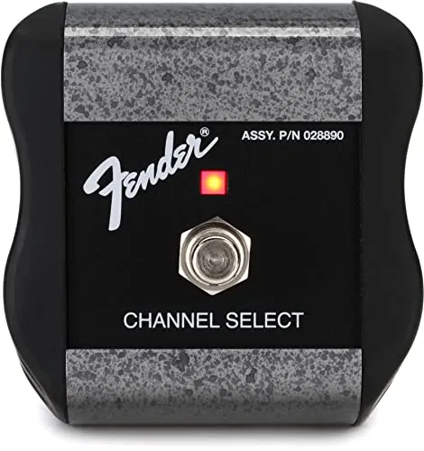Fender Footswitch 1-Button - Fender Fußschalter mit Kabel, ideal für vielseitige Amp-Steuerung wie Drive on/off, kompatibel mit verschiedenen Modellen für maximalen Spielkomfort.