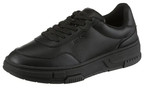 HUGO Yarrow Tenn grpu Sneaker mit Markenschriftzug in schwarz von HUGO BOSS