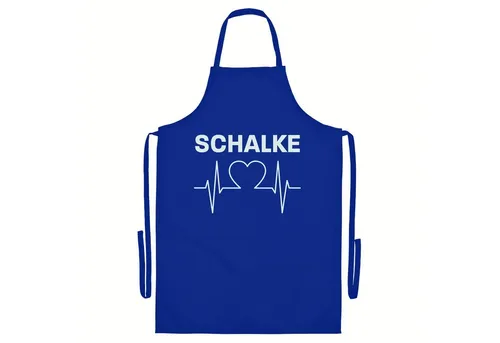 multifanshop Grillschürze Schalke in blau von Multifanshop