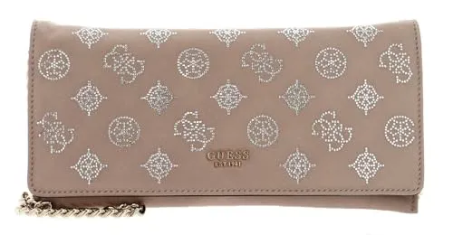 GUESS Gilded Glamour Clutch Tasche 27 cm - Damen-Clutches mit Ziersteinen, perfekt für einen atemberaubenden Auftritt und ideal, um zum Star des Abends zu werden!