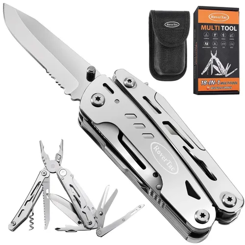 Multitool Klappmesser 18-in-1 mit Zange und mehr