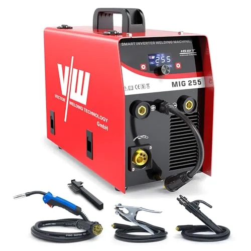 VECTOR WELDING 4-in-1 Fülldraht Schweißgerät Ohne Gas mit IGBT Inverter