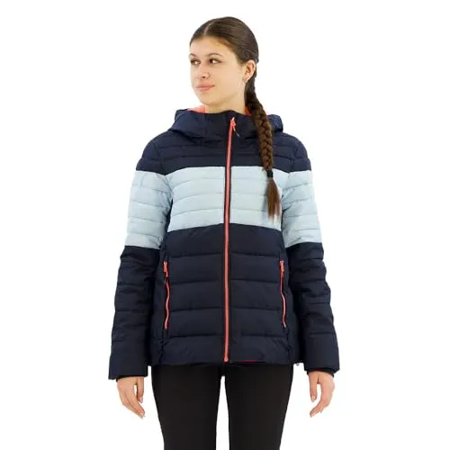 CMP Steppjacke in Dunkelblau - 36 - Funktionsjacken mit Feel Warm Flock Technologie, wärmeisolierend und atmungsaktiv, ideal für Outdoor-Aktivitäten bei jedem Wetter.
