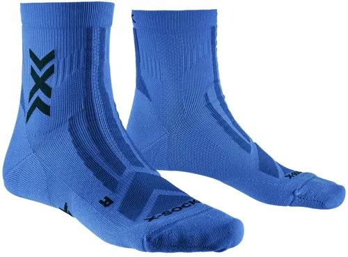 X-Socks Wandersocken Hike Discover Ankle blau Herren - Wandersocken für Herren, atmungsaktiv mit optimaler Thermoregulierung und Schutz vor Verletzungen für unbeschwerte Abenteuer in der Natur.