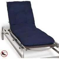 Beautissu Polsterauflage Flair RL für Sonnenliege 190x60x8cm - Auflagen für Gartenliegen, mit weicher Polyurethan-Schaumfüllung für höchsten Sitzkomfort und einfache Befestigung dank 2 Bändern. Perfekt für Garten, Camping und Strand.