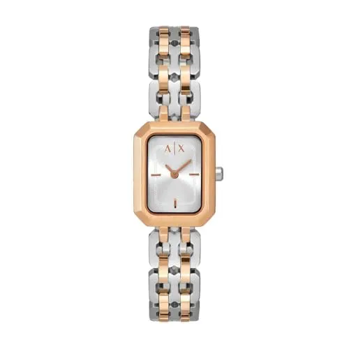 Armani Exchange Damenuhr AX5810 Edelstahl - Elegante Damenuhr AX5810 in Roségold, aus hochwertigem Edelstahl, ideal für stilbewusste Frauen.
