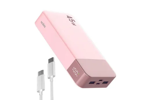 NOBIS 20000mAh Powerbank mit 45W Schnellladefunktion