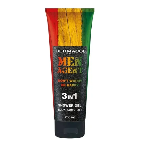 Men Agent Shower Gel 3in1 żel pod prysznic Don't Worry Be Hap 8595003119979