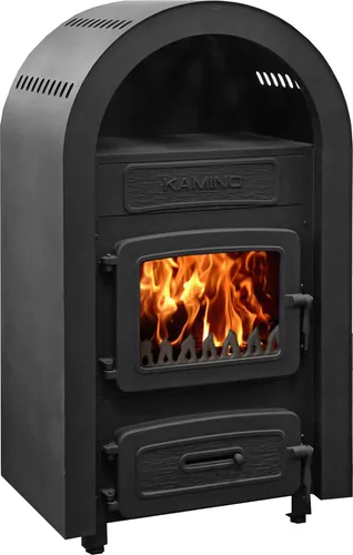 Wamsler Werkstattofen WO109-6F Kamino Guss schwarz 6 kW - Öfen, leistungsstarker 6 kW Werkstattofen aus Gusseisen für effiziente Wärme in Werkstätten und Garagen.