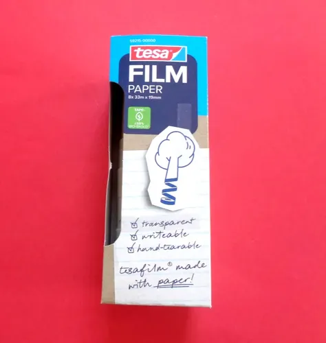 tesa Klebefilm tesafilm Papier 19mmx33m 8 St. Von Hand einreißbar, Beschreibbar