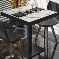 GGMMÖBEL Bistrotisch BM – Eleganter Gastronomietisch - Der GGMMÖBEL Bistrotisch BM vereint stilvolles Design mit hoher Stabilität. Ideal für Gastronomie und private Nutzung, bietet er eine pflegeleichte, robuste Oberfläche in Marmoroptik.