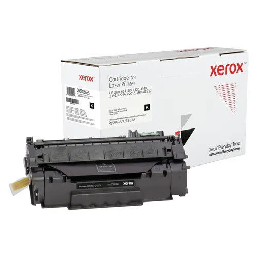 Xerox Everyday Tonerpatrone - Schwarz, kompatibel mit HP Q5949A und Q7553A - TONER - Hohe Ergiebigkeit von bis zu 3000 Seiten, ideal für effizientes Drucken in Büros und Home Offices.