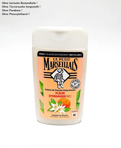 Duschgel Orange Le Petit Marseillais Orangen Duschcreme 250ml aus Frankreich