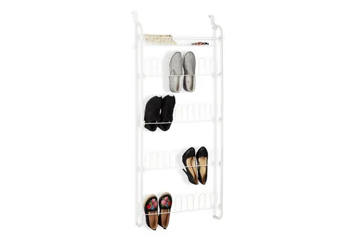 Relaxdays Tür-Schuhregal für 12 Paar Schuhe von Relaxdays