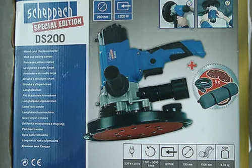 Scheppach Wand & Deckenschleifer DS200 WANDSCHLEIFER DECKENSCHLEIFER
