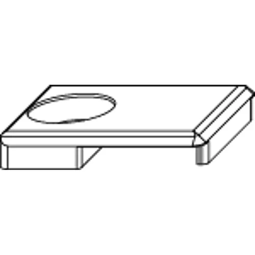 Stulpniederhalter für Stulpflügelgetriebe