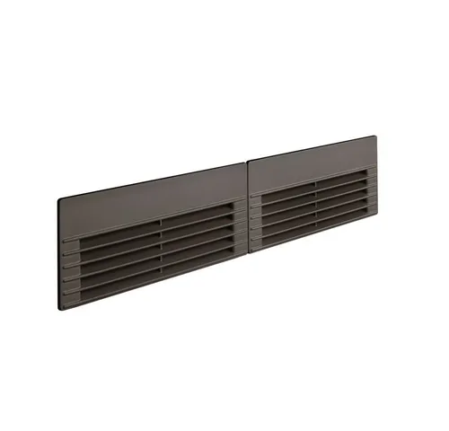 Berbel 1100071 Luftaustrittsgitter Set LGDL Downline - Hochwertiges Ausblasgitter-Set in Edelstahloptik, ideal für den Umluftbetrieb von berbel Kochfeldabzügen, sorgt für effiziente Luftverteilung.