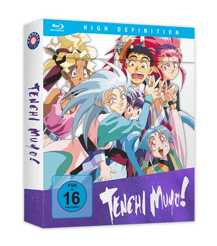 Tenchi Muyo! - OVA Collection - [Blu-ray] - Anime-Klassiker auf Blu-ray, freigegeben ab 16 Jahren, ideal für Fans von Science-Fiction und Romantik.