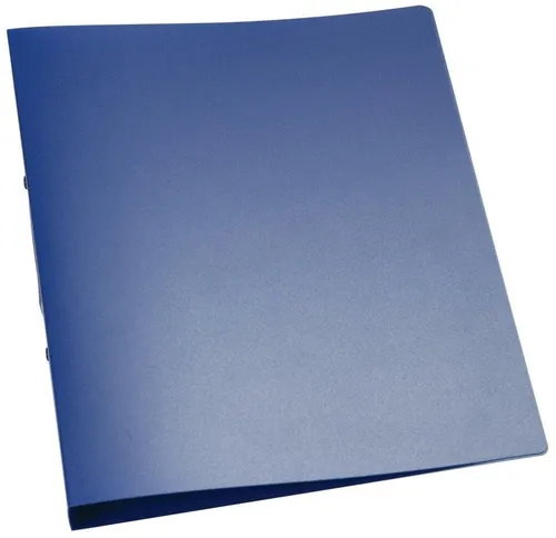 Connect Präsentationsordner Ringbuch A4 2 Ringe 25mm blau-transluzent (48 Stück)