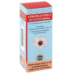 Strophanthus D4 Sanum Tabletten