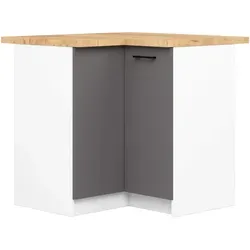 Raumhirsch Furniture Unterschrank Weiß, 90x85x46 cm, Modernes Küchendesign - Funktionaler Küchenschrank mit integrierter Arbeitsplatte – ideal für Stauraum und Nutzung in der modernen Küche. Robuste, pflegeleichte Oberfläche und stabile Konstruktion sorgen für Langlebigkeit und Komfort.