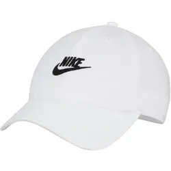 Nike Club Futura Wash Cap - Weiss - Caps & Mützen, aus weichem Baumwoll-Twill für hohen Tragekomfort und lässigen Style, ideal für jeden Tag.