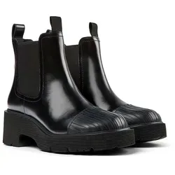 Camper Leder-Chelsea-Boots in Schwarz - 40