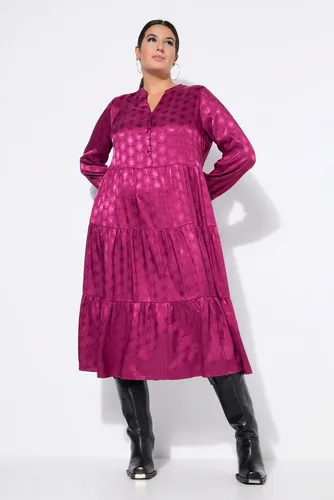 Studio Untold Midikleid Maxikleid glänzend moderner Jacquard